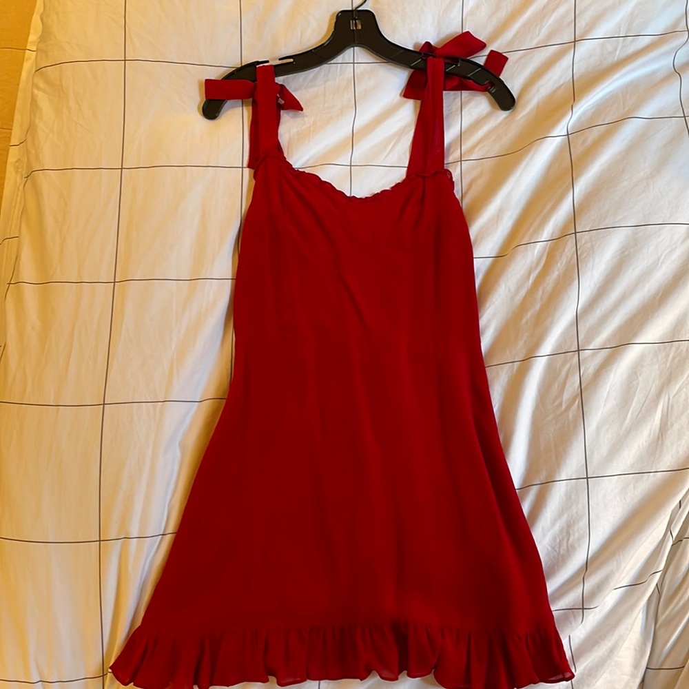 Christine Ruffle Dress